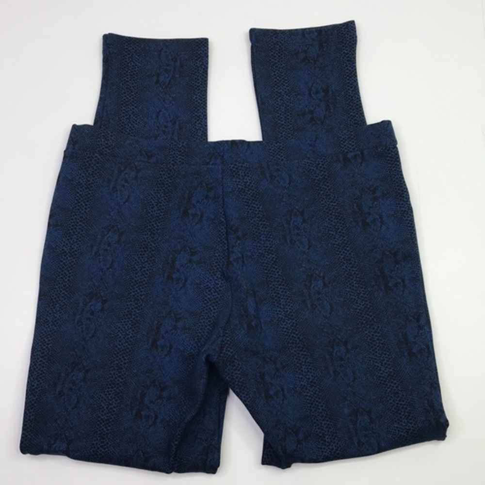 JOIE Keena Snake Skin Print Blue & Black Legging Sz M - Picture 5 of 11